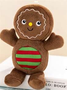 姜饼人毛绒玩具公仔，创意圣诞枕头毛绒玩偶，圣诞礼物