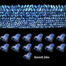 约 85 件/串 6 毫米奥地利水晶玻璃珠、彩色涂层三角形水晶珠、DIY 珠宝制作、手链项链耳环配件工艺用品 - 一包 - 查看 13