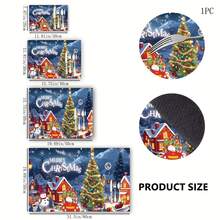 1 tấm thảm quầy pha cà phê in chữ hình ông già Noel người tuyết Giáng sinh, tấm lót thoát nước, thảm thoát nước máy pha cà phê bằng silicon, chống trượt, thảm lau bát đĩa siêu thấm có thể giặt được, dùng cho mặt bàn, nhà hàng, nhà bếp, đồ trang trí bàn ngoài hiên, đồ dùng nhà bếp tại nhà, đồ trang trí bề mặt Giáng sinh - Nhiều màu - Xem 22