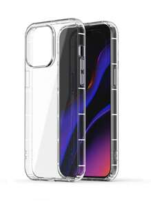 透明防摔防黄手机壳适用于 iPhone 11/iPhone 13/iPhone 14/iPhone 15/iPhone 12/iPhone 16 - 無色 - 查看 5