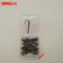 Double Hooks - Fly Tying Double Hooks Classic Frog Hooks 3X Strong Sharp Open Shank High Carbon Steel Barbed Small For Saltwater And Freshwater