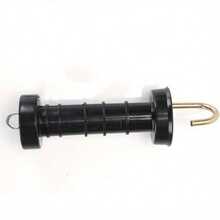 5PCS Electric Fence Handles Insulated Spring Tension Gate Handle For Fencing Black - Black - View 3