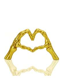 手势桌面雕像爱情摆件，情侣雕像，创意婚礼家居桌面装饰，非常适合婚礼艺术装饰，母亲节礼物 - 彩色 - 查看 22