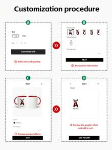 Ipc, Personalized Mugs, Coffee Mugs With Custom Names, Christmas Series Custom Mugs - Multicolor - View 2