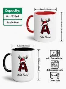 Ipc, Personalized Mugs, Coffee Mugs With Custom Names, Christmas Series Custom Mugs - Multicolor - View 4