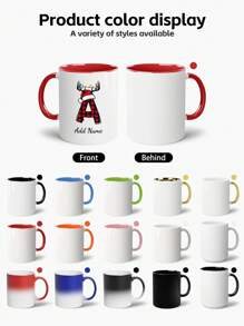 Ipc, Personalized Mugs, Coffee Mugs With Custom Names, Christmas Series Custom Mugs - Multicolor - View 5