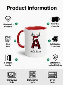 Ipc, Personalized Mugs, Coffee Mugs With Custom Names, Christmas Series Custom Mugs - Multicolor - View 8