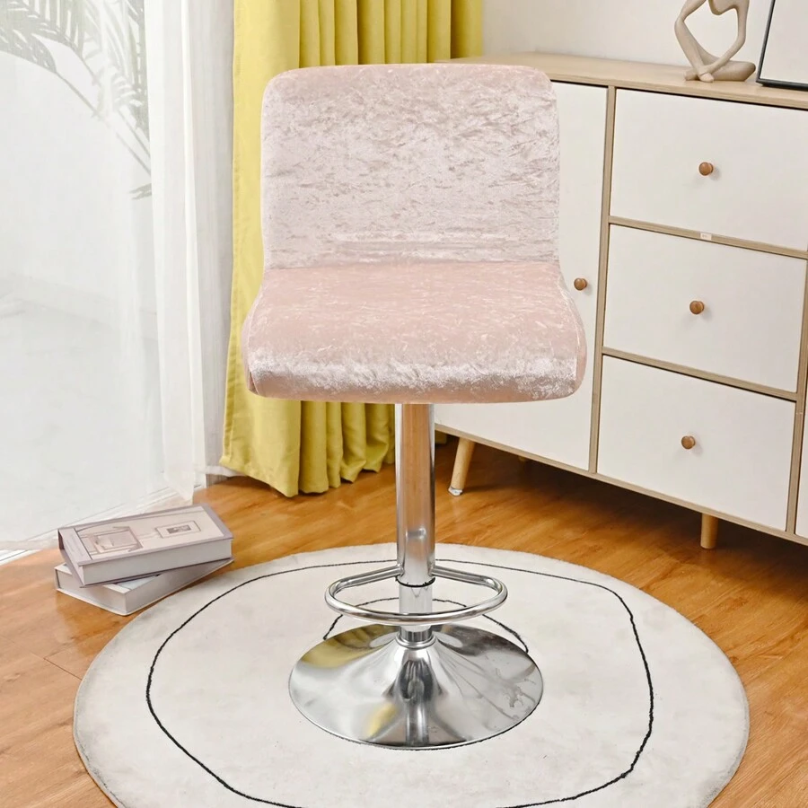 1 szt./4 szt./6 szt. Miękki wielokolorowy diamentowy aksamitny pokrowiec na krzesło barowe, diamentowe aksamitne pokrowce na krzesła barowe, kwadratowe pokrowce na krzesła barowe, pokrowce na krzesła o wysokości lady, zmywalne pokrowce na krzesła barowe, obrotowe pokrowce na krzesła barowe, do jadalni