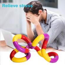 1/3/5/10/20 peças de brinquedos sensoriais para adultos autistas, brinquedos de torção de dedos, brinquedos para alívio da ansiedade e do estresse, brinquedos coloridos e silenciosos para os dedos, cores aleatórias