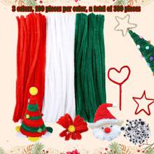 170/320 chiếc que làm sạch ống Giáng sinh thân nhung, que làm sạch ống cho đồ thủ công, que xoắn 30cm/11,8 inch đồ thủ công, dây lông cho đồ thủ công DIY Arts&Crafts Supplies - Nhiều màu - Xem 13