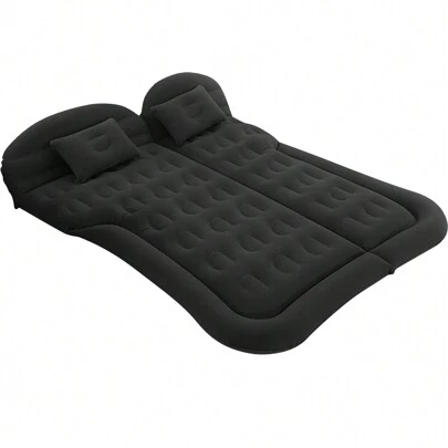 SUV Inflatable Car Mattress | Flocking Waterproof Airbed With Spring Support | Ideal For Camping & Travel
