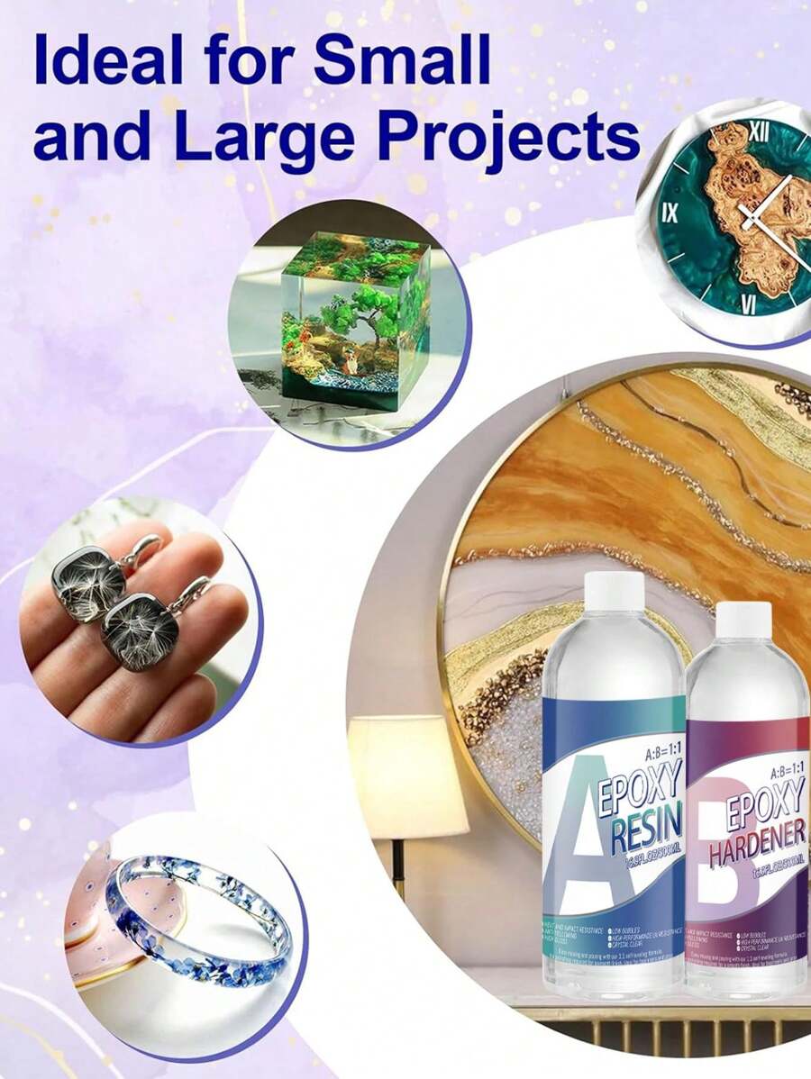 Epoxy Resin Silicone Molds Starter Kit All In One Office Home Decor