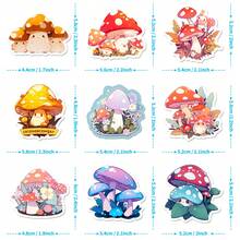 50pcs Cartoon Cute Mushroom Animal Sticker Set - T01041066 Self-made - Animal Mushrooms 50 Sheets - View 5