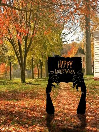 Ghost Hand Shaped Yard Sign For Halloween - Outdoor Lawn And Garden Decor,Christmas