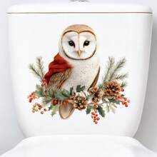 创意圣诞卡通厕所装饰墙贴，防水可移除浴室墙贴 - 多色 - 查看 30