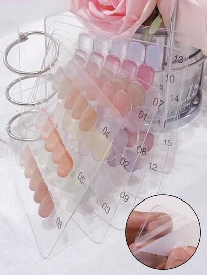 klimonla Nail Art Display Atand, Pattern Making, Display Board, Color Palette, Finished Product Style, Sample, Color Card Display Card