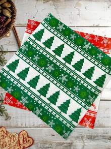20 piezas Papel de envoltura resistente a la grasa para Navidad, envoltorios desechables antiaceite para sándwiches, hamburguesas, pollo frito y talla grande. Accesorios y utensilios de cocina ideales, perfectos para el empaquetado de alimentos navideños y forros absorbentes de aceite - Multicolor - Ver 5