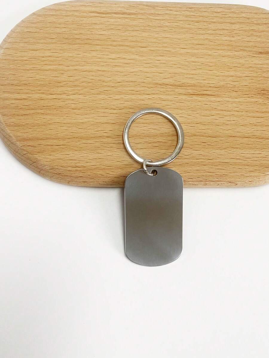 Stainless Steel 'Monkey King' Keychain, Black Buddha Pilgrim Accessory