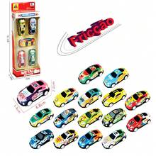 KIT 5 Metal Cars Friction Toy Assorted Racing Car Metal Toy Boy Racing Car - 彩色 - 查看 7