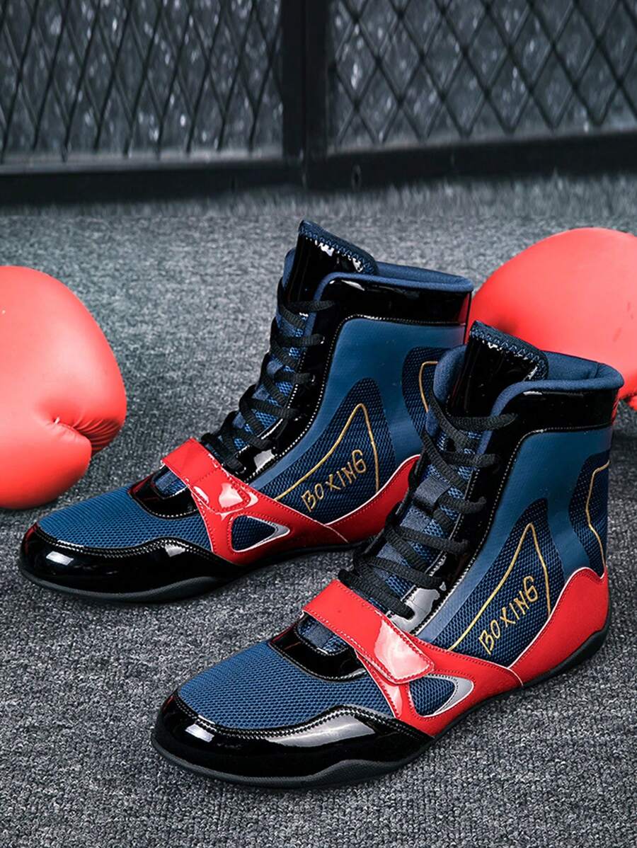 Professional Wrestling Shoes HighTop Martial Arts Boxing Training