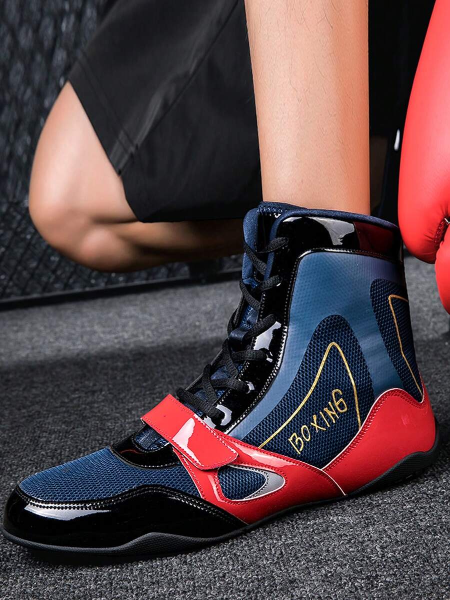 Professional Wrestling Shoes HighTop Martial Arts Boxing Training