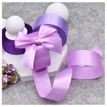 Ruy băng trang trí Giáng sinh rộng 4cm, Ruy băng satin viền gói quà, Halloween, Trang trí Halloween - Nhiều màu - Xem 4