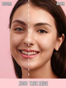 Misslyn Skin Glow Matte Foundation - 轻盈哑光防汗粉底液，控油全效遮瑕，隐形毛孔，防水防晕染，质地轻盈，适合Y2K妆容、派对、海滩、旅行、露营、户外活动、送礼、玫瑰时尚女孩、新年妆容、角色扮演、最佳旅行、假期、缤纷校园、学校、迷人氛围、中国新年，纯素，无动物实验 - 250真米色 - 查看 6