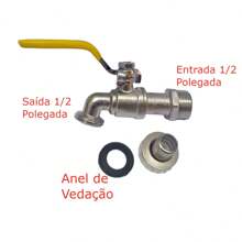 Garden Faucet Tank Yard Ball Metal 1/2 Inch - 白色 - 查看 3