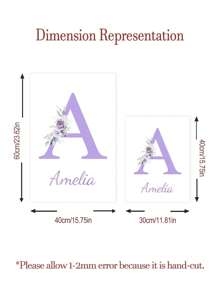 3pcs Custom Name Art Poster Personalized Butterfly Canvas Hanging Pictures Aesthetic Wall Art Dopamine Fashion Poster Nursery Kids Room Wall Decoration Girls Bedroom Decor Birthday Gift No Frame, Valentine Day, Valentine Day Decor Gifts Graduation, Multi-Functional, Durable, Quick Dry, Waterproof, Anti-Mold, Reusable, Ornamental School, Office, Tea Room, Home, Garden, Graphic Print