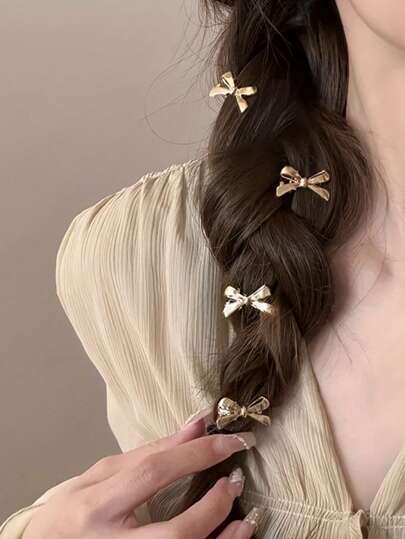 2/5/10pcs Metal Bow Hairclips, Gold & Silver Colors, Cute Small Bangs Clips, Hair Accessories For Women And Girls Hair, Hair Accessory, Hair Accessories,Accessories, Hair Accessories For Women,Fall,Travel, Hair Tools,Accessories Women, Hair Stuff,Fall,Hair,Hair Accessories,Accessories,Hair Accessories For Women,Travel,Hair Accessories,Accessories Women,Hair Accessory,Hair Accessories Women,Hair Tools,Hair Stuff,Stuff,Beauty Accessories,Gifts,Travel,Gifts For Women,Hair Stuff,Stocking Stuffers