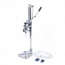 SHZICMY Manual Bottle Pressure Beer Filling Machine Liquid Beer Filler Stainless Steel - 銀色 - 查看 4
