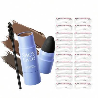  Sace Lady Sello De Cejas Brows Impermeable Duración Kit Maquillaje