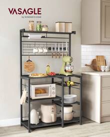 VASAGLE Baker's Racks - Gris foncé - Voir 1