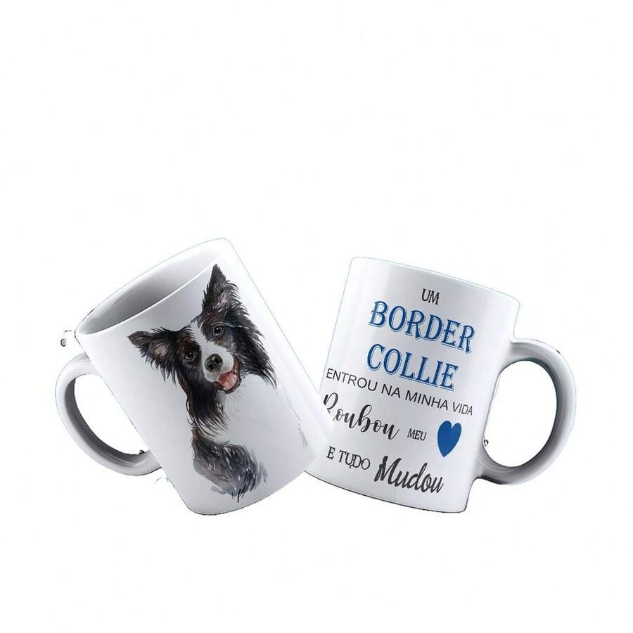 Border Collie Dog Mug 325ML Porcelain - Nhiều màu - Xem 1