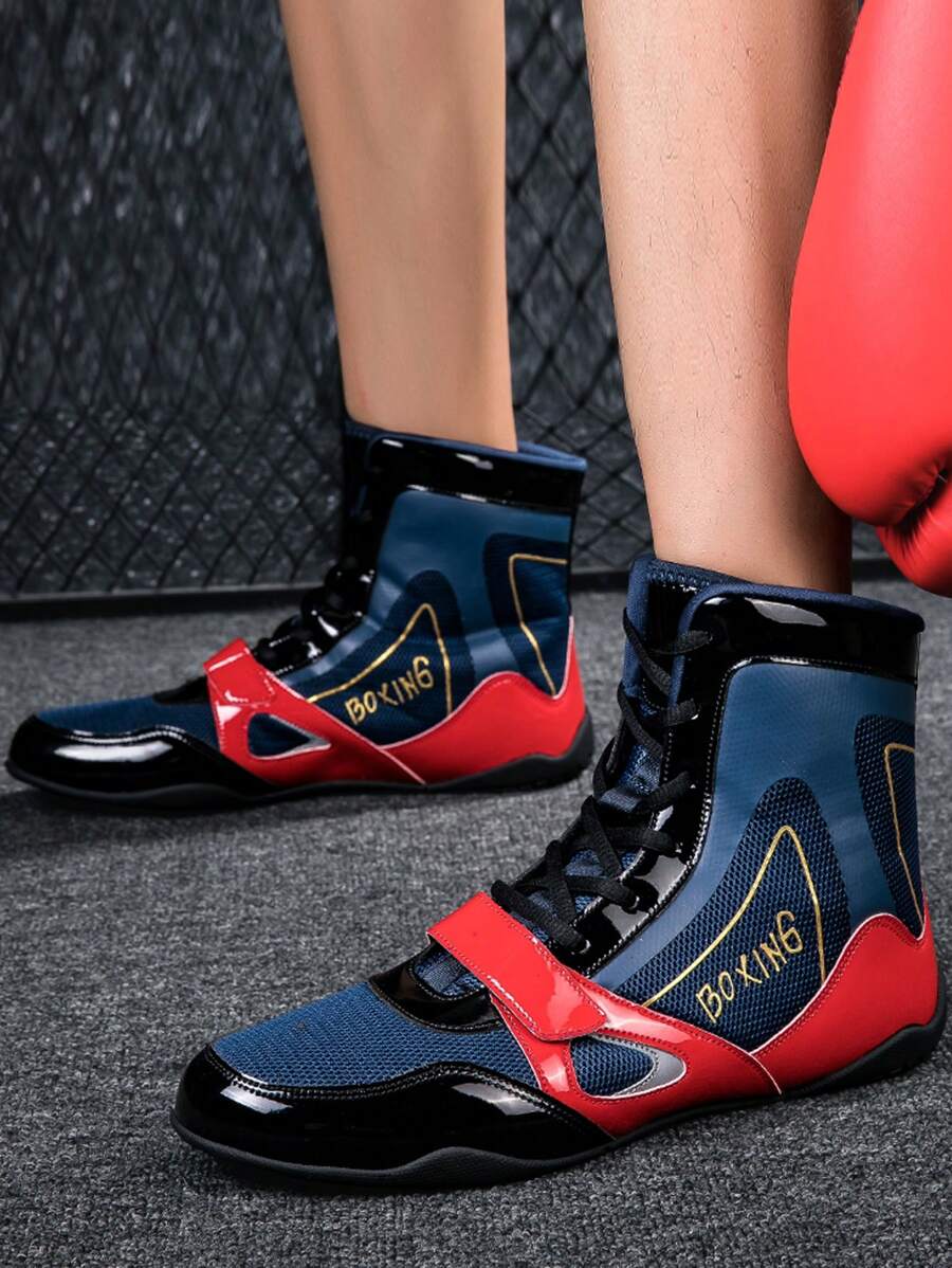 Professional Wrestling Shoes HighTop Martial Arts Boxing Training