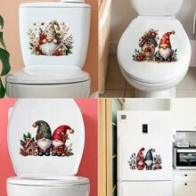 6 件套卡通圣诞节墙贴儿童房婴儿房装饰开关贴儿童房幼儿园墙贴 - 彩色 - 查看 6