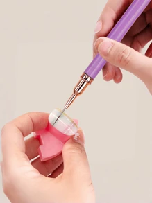 Cọ vẽ móng nghệ thuật, 5 chiếc cọ vẽ móng nghệ thuật, 5 chiếc/bộ, dụng cụ vẽ chấm bi móng tay có tay cầm bằng nhựa, kích thước vẽ tinh xảo 6/9/11/15/25mm (vàng hồng) Dụng cụ thiết kế sơn, bút vẽ tinh xảo cho móng tay - Màu tím - Xem 7