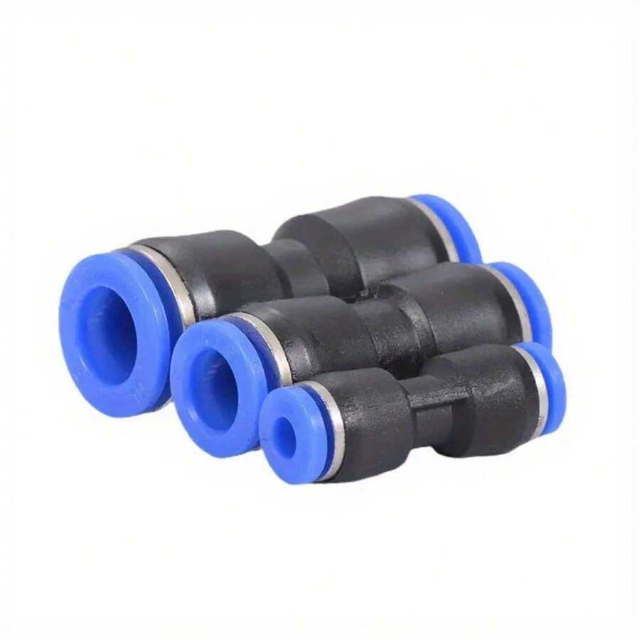 5pcs Pneumatic Quick Connector PU Straight Diameter Gas Pipe High Pressure Quick Plug 4 6 8 10 12mm - Multicolor - View 1