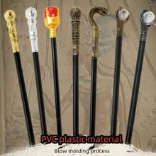 1 件 Cosplay 塑料蛇头权杖道具，埃及法老王魔术师权杖，吹塑工艺品（DIY 组装玩具），PVC 连衣裙，蟒蛇，权杖道具，白色羽毛蟒蛇，沉睡魔咒，男士手杖