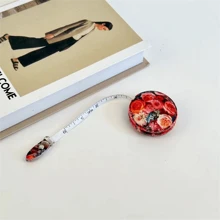 1pc 2m/78.74in Soft Tape Measure, Retractable Ruler For Sewing, Body, Waist Measurement, Mini Cloth Measuring Tape