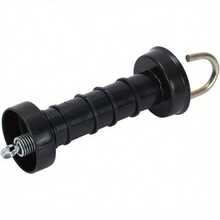 5PCS Electric Fence Handles Insulated Spring Tension Gate Handle For Fencing Black - Black - View 4