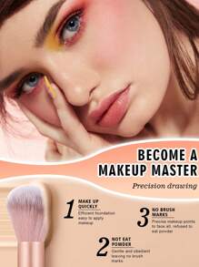 [Bean Paste Pink]18-20-25-30-36-40 Pcs Makeup Brush Sets Premium Synthetic Hair  Eyeshadow Blending Brush Sets Cosmetics Tools