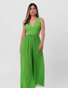 Labrador Green Cutout Jumpsuit - 綠色 - 查看 4