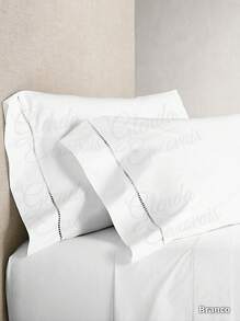 Percal Flex 400 Thread Count Loose Pillowcase - White - View 1