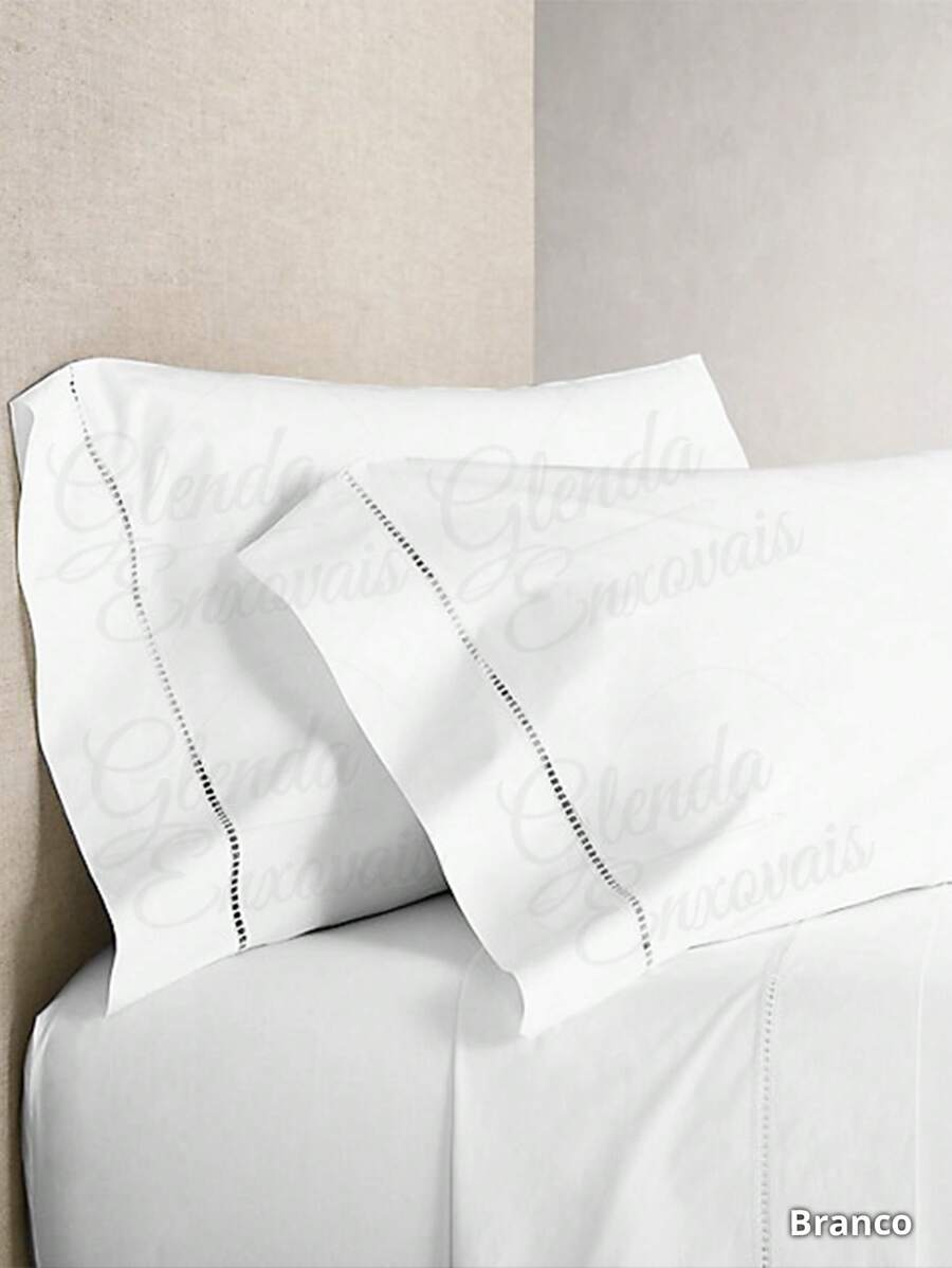 Percal Flex 400 Thread Count Loose Pillowcase - White - View 1