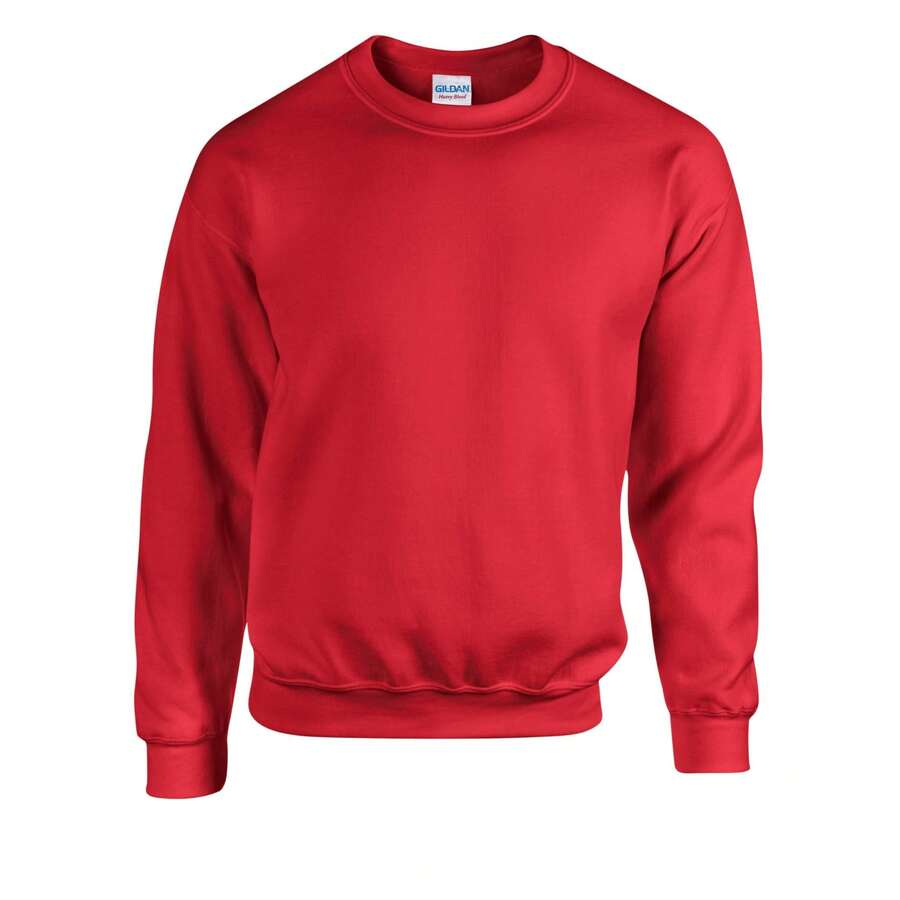 Gildan Mens Heavy Blend Sweatshirt (Red) - Red - View 1