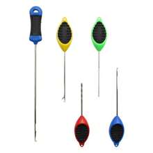 5x Carp Fishing Tool Baiting Needle Stainless Steel Bait Drill Pop Up Boilie Rigs  Splicing Needle Carp Hook Link Making Tools
