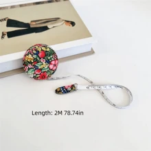 1pc 2m/78.74in Soft Tape Measure, Retractable Ruler For Sewing, Body, Waist Measurement, Mini Cloth Measuring Tape