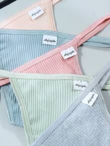 8pcs/Set Sexy Thongs Panties Underwear For Women