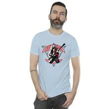 Marvel Mens Thor Love And Thunder Solo Guitar T-Shirt (Baby Blue) - Màu xanh nhạt - Xem 1